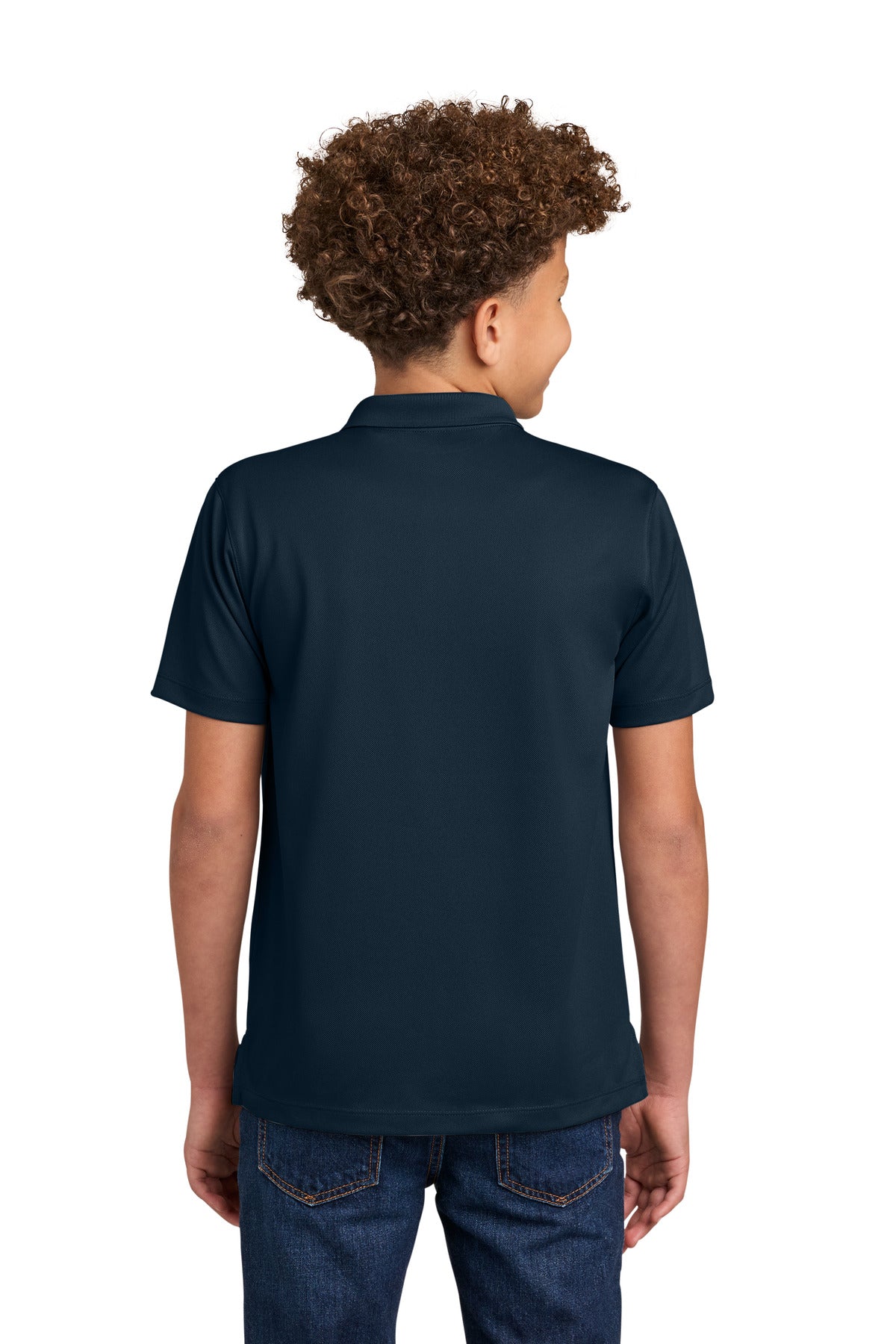 Custom Embroidered Port Authority Polos in River Blue Navy