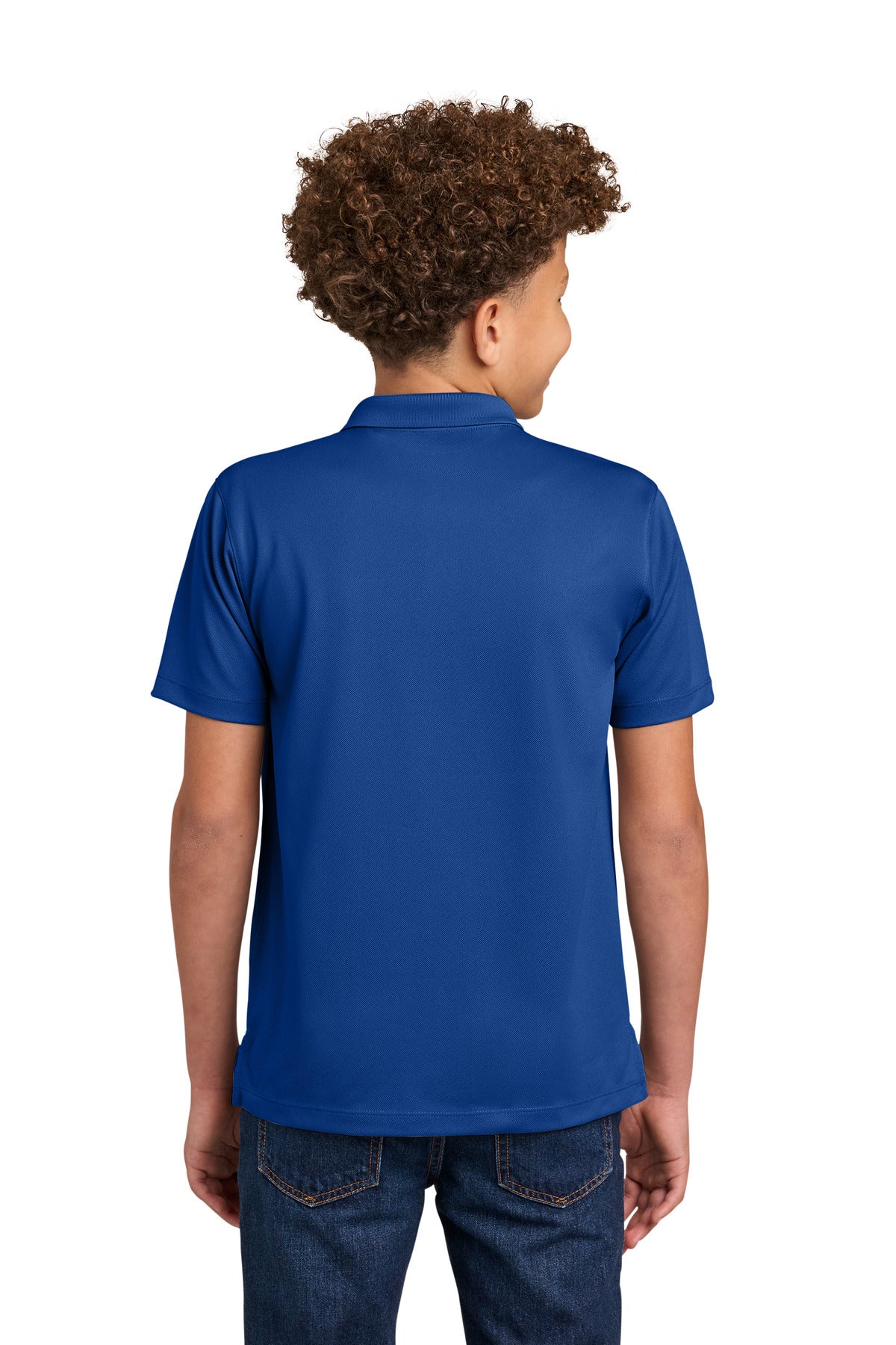 Custom Embroidered Port Authority Polos in True Royal