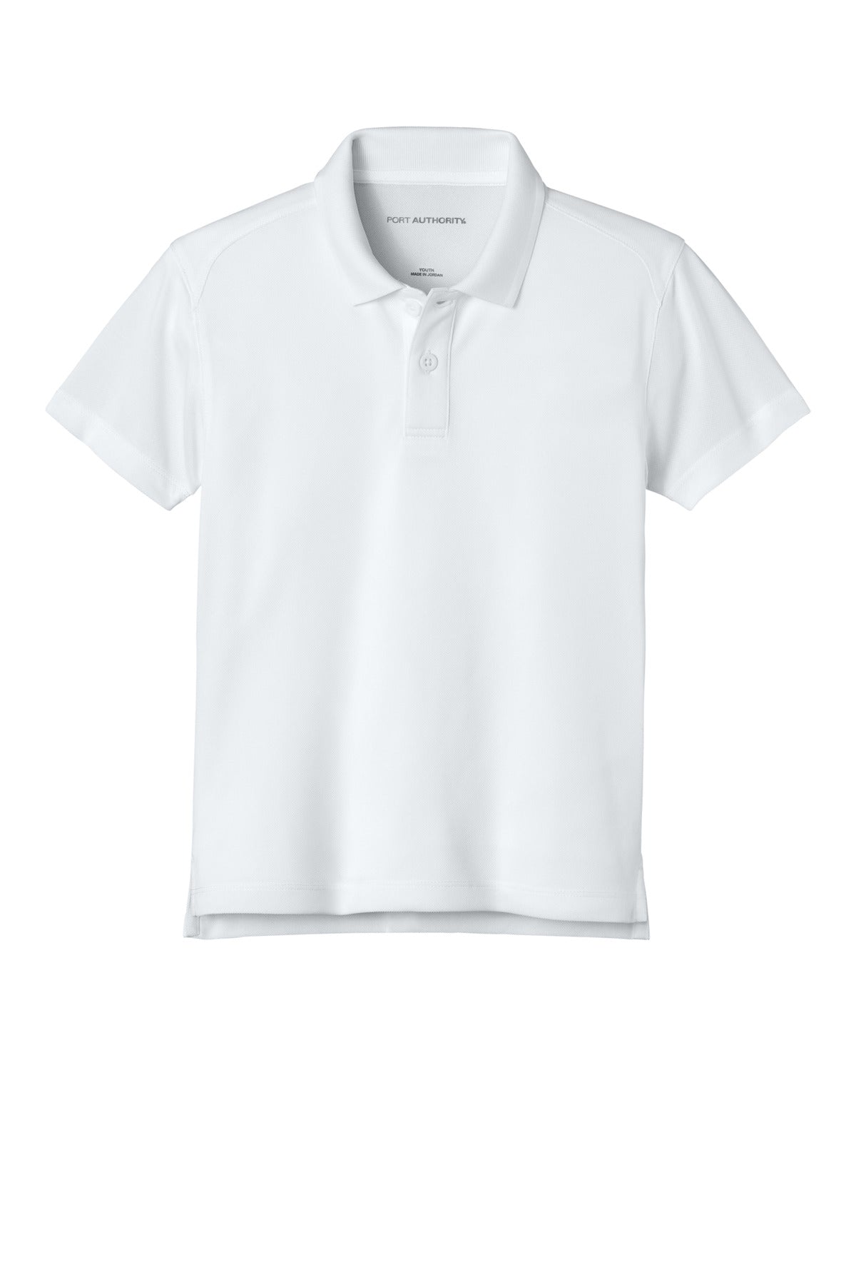 Custom Embroidered Port Authority Polos in White