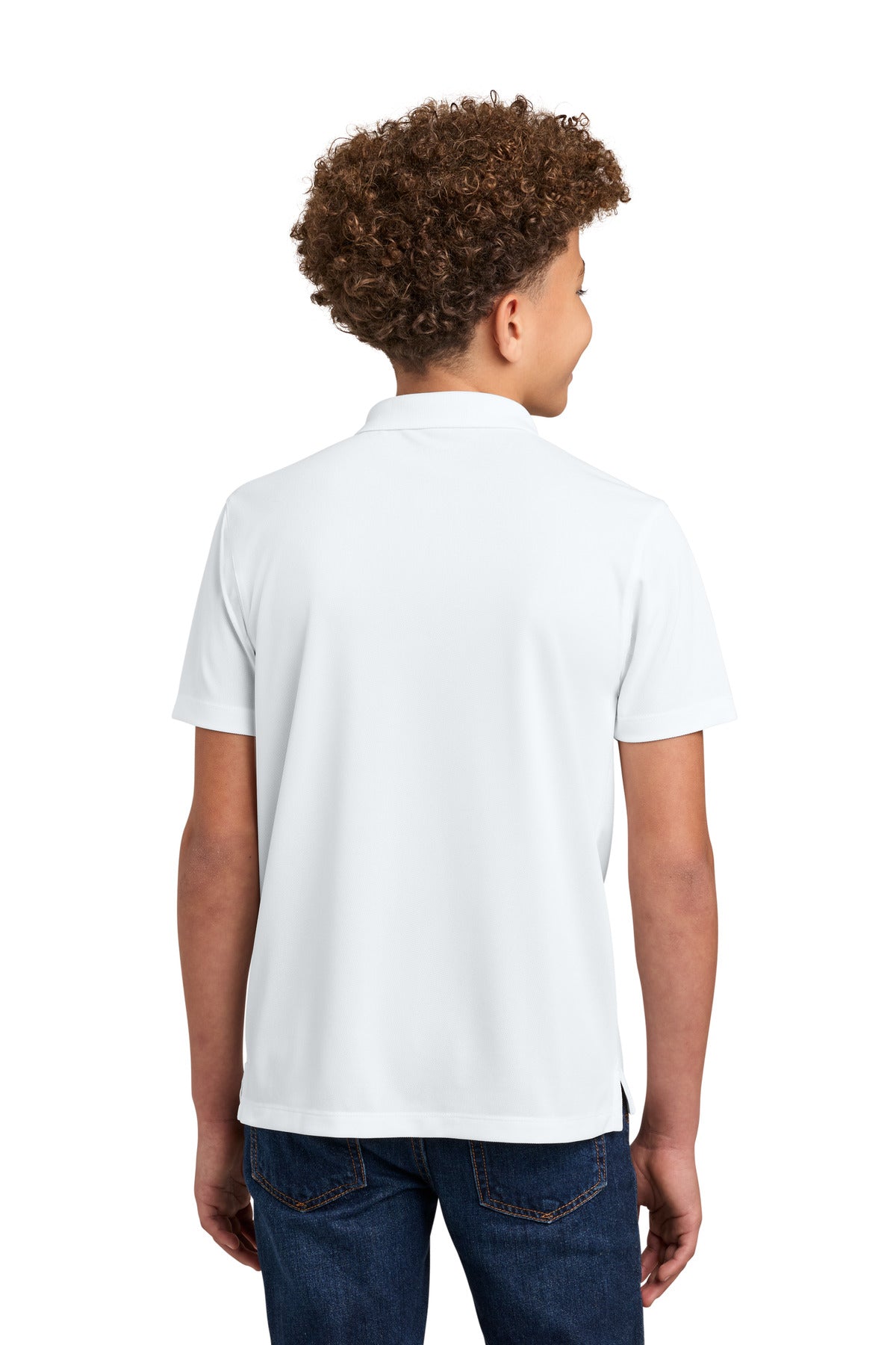 Custom Embroidered Port Authority Polos in White