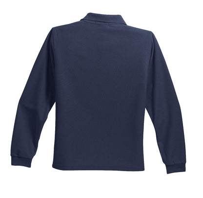 Port Authority Youth Long Sleeve Silk Touch Polo.  Y500LS