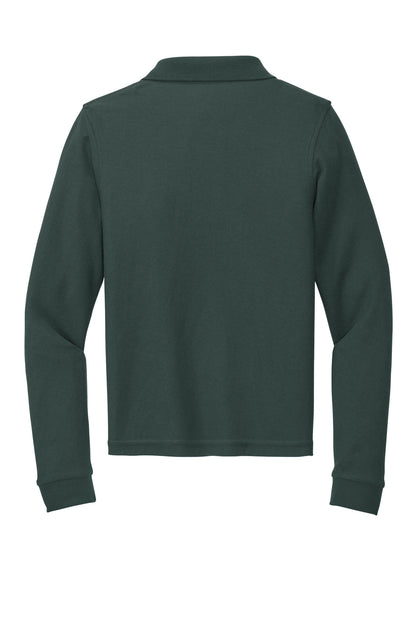 Port Authority Youth Long Sleeve Silk Touch Polo.  Y500LS