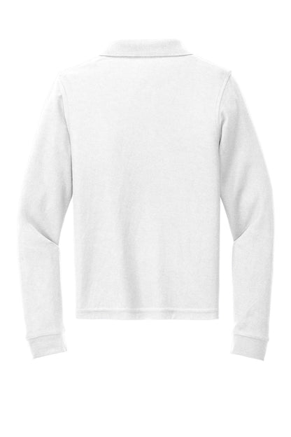 Port Authority Youth Long Sleeve Silk Touch Polo.  Y500LS