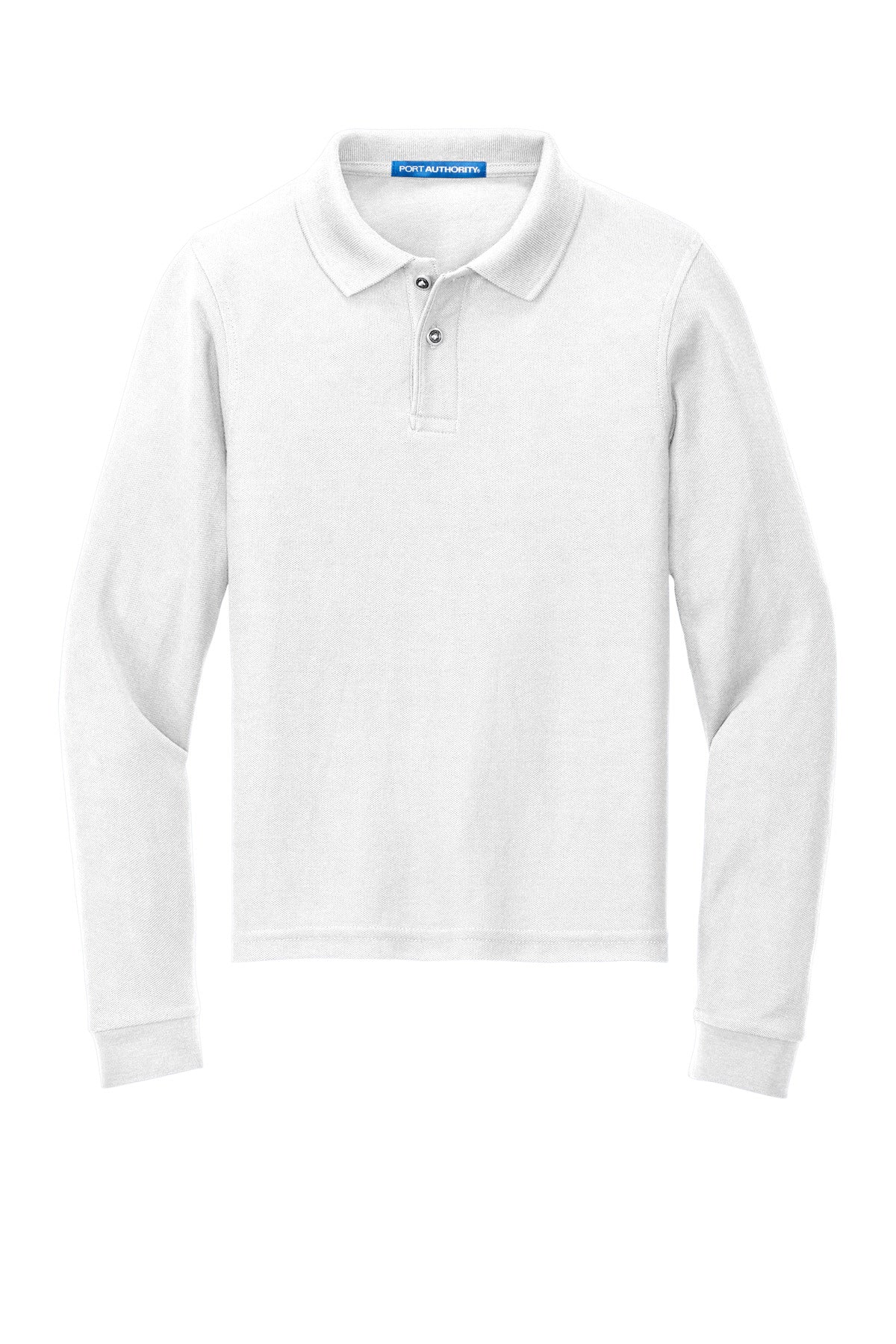 Port Authority Youth Long Sleeve Silk Touch Polo.  Y500LS