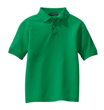 Port Authority Youth Silk Touch Polo.  Y500