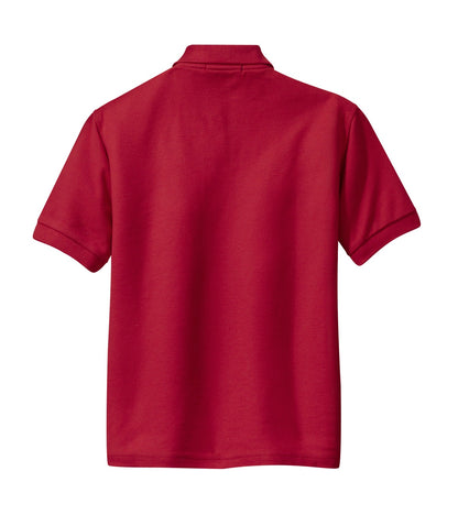 Port Authority Youth Silk Touch Polo.  Y500