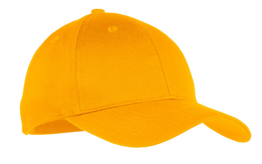 Custom Embroidered Port Authority Caps in Athletic Gold