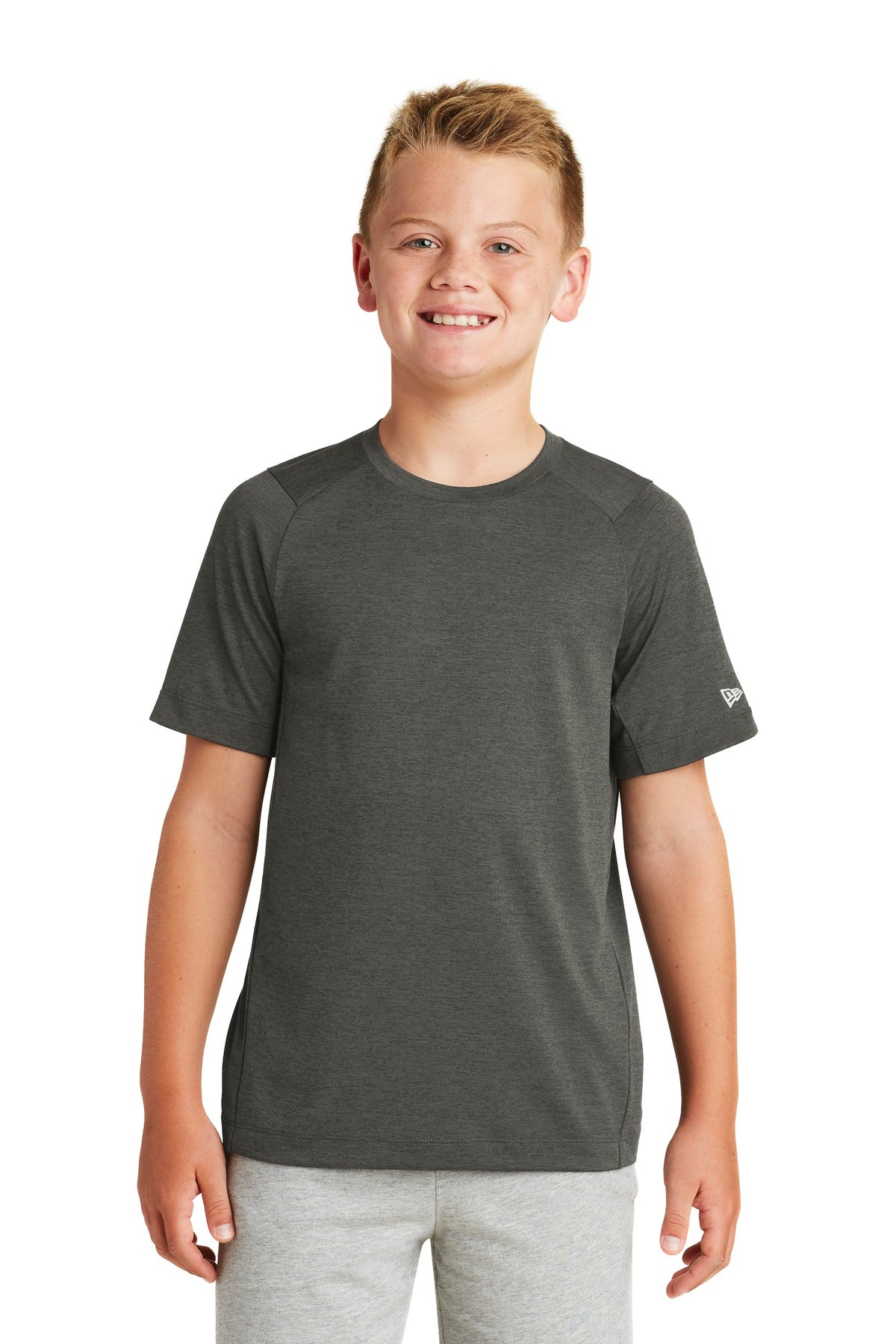 Custom Embroidered New Era Activewear in Graphite