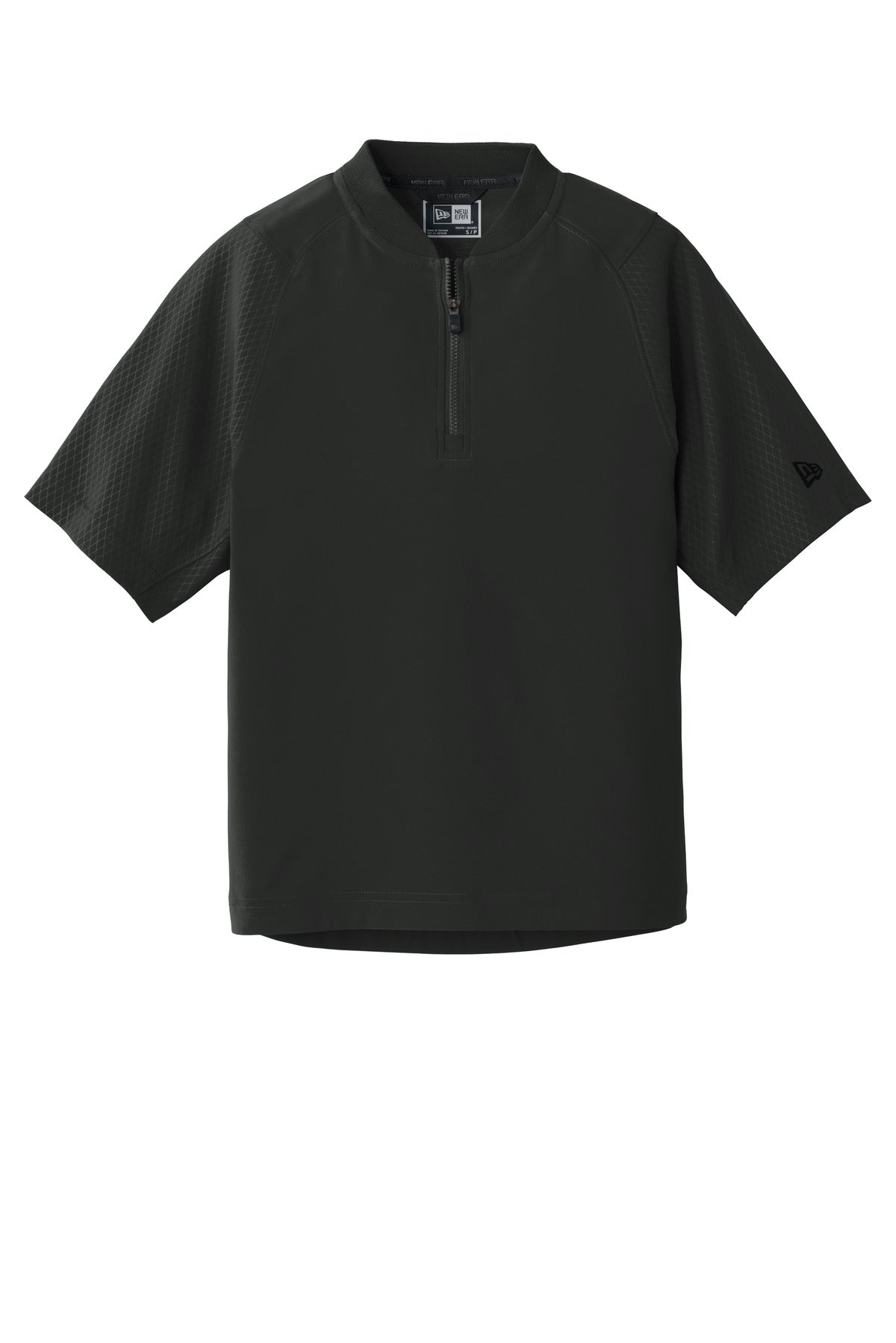 New Era  Youth Cage Short Sleeve 1/4-Zip Jacket. YNEA600
