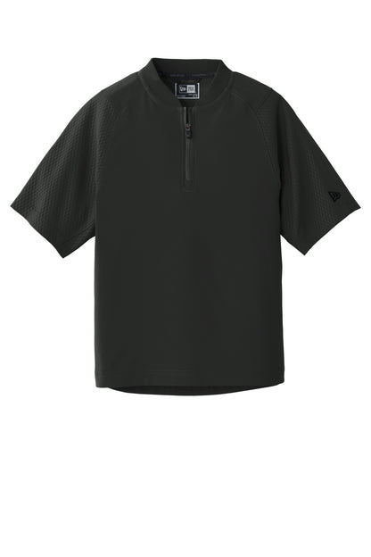 New Era  Youth Cage Short Sleeve 1/4-Zip Jacket. YNEA600