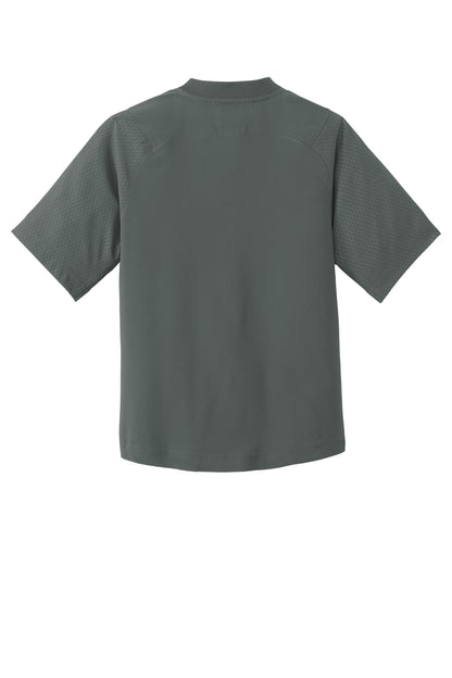 New Era  Youth Cage Short Sleeve 1/4-Zip Jacket. YNEA600