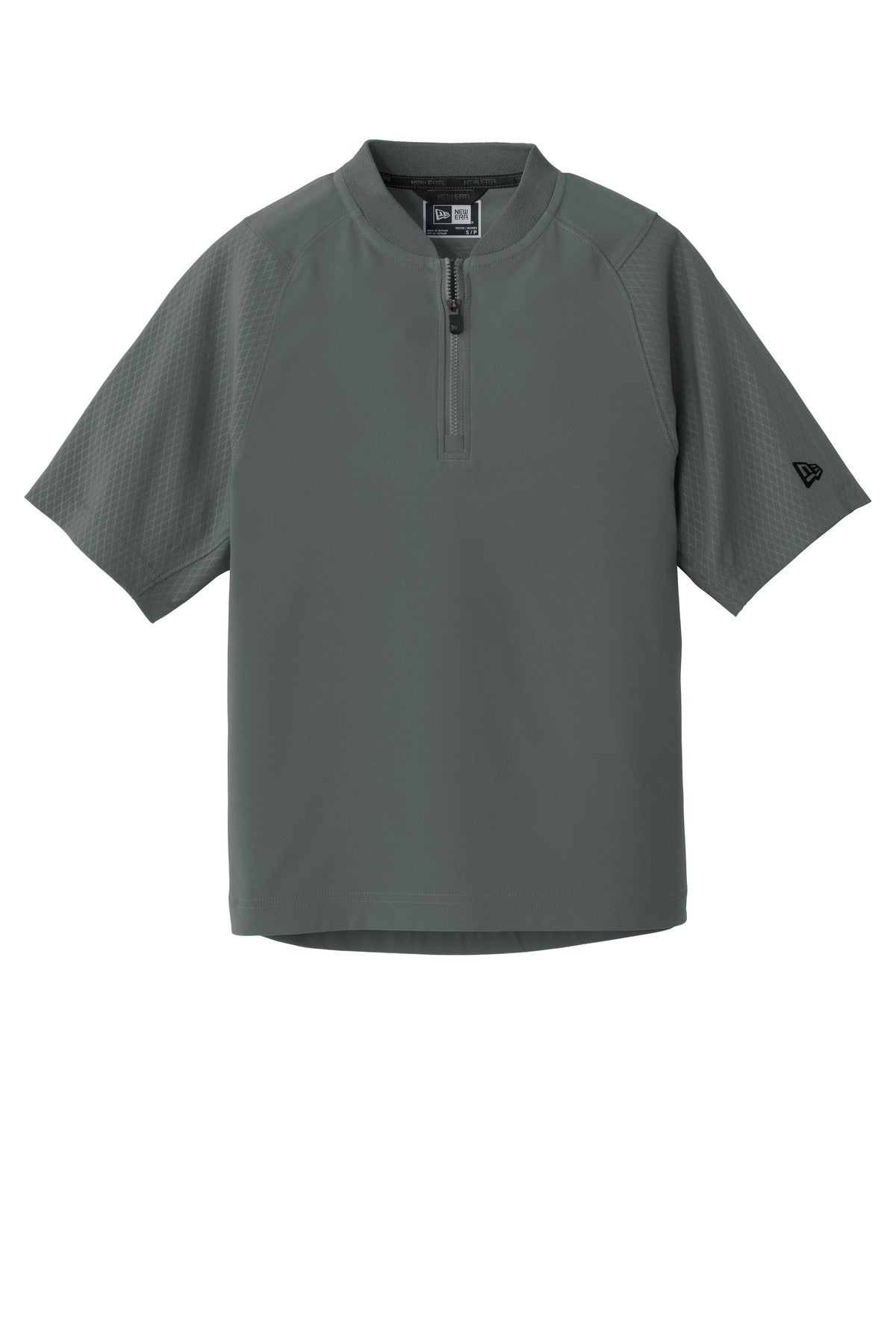 New Era  Youth Cage Short Sleeve 1/4-Zip Jacket. YNEA600