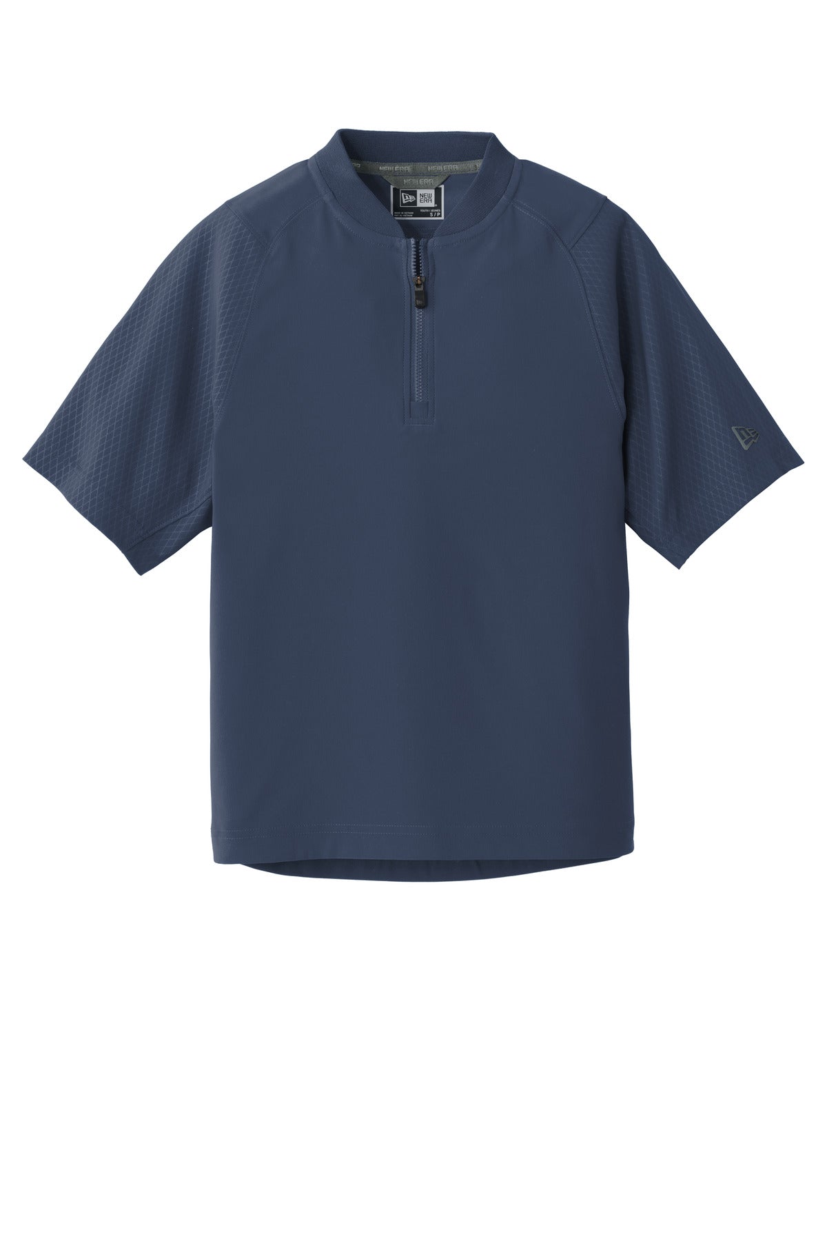 New Era  Youth Cage Short Sleeve 1/4-Zip Jacket. YNEA600