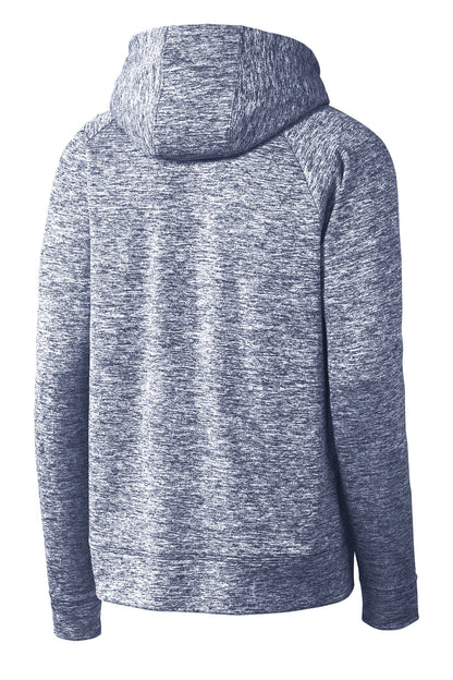 Sport-Tek Youth PosiCharge Electric Heather Fleece Hooded Pullover. YST225