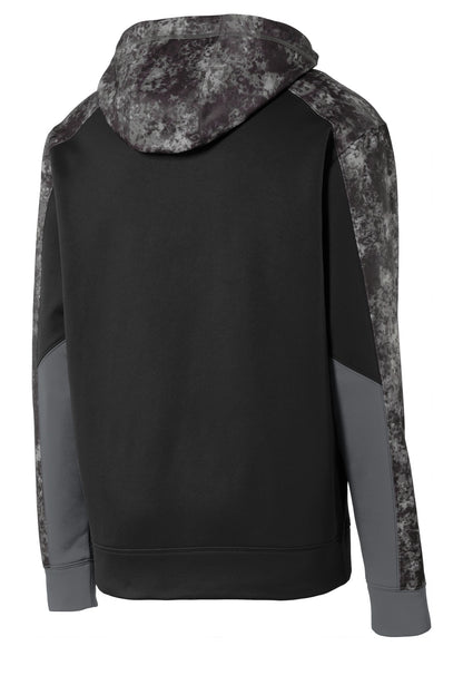 Sport-Tek Youth Sport-Wick Mineral Freeze Fleece Colorblock Hooded Pullover. YST231