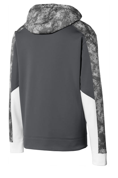 Sport-Tek Youth Sport-Wick Mineral Freeze Fleece Colorblock Hooded Pullover. YST231