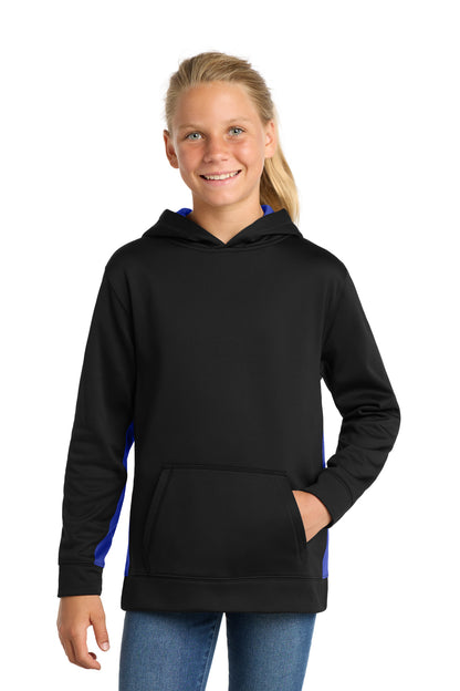 Custom Embroidered Sport-Tek Sweatshirts/Fleece in Black/ True Royal