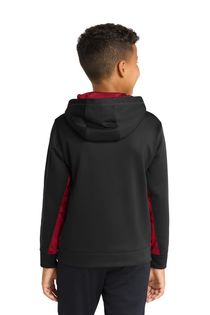 Custom Embroidered Sport-Tek Sweatshirts/Fleece in Black/ Deep Red
