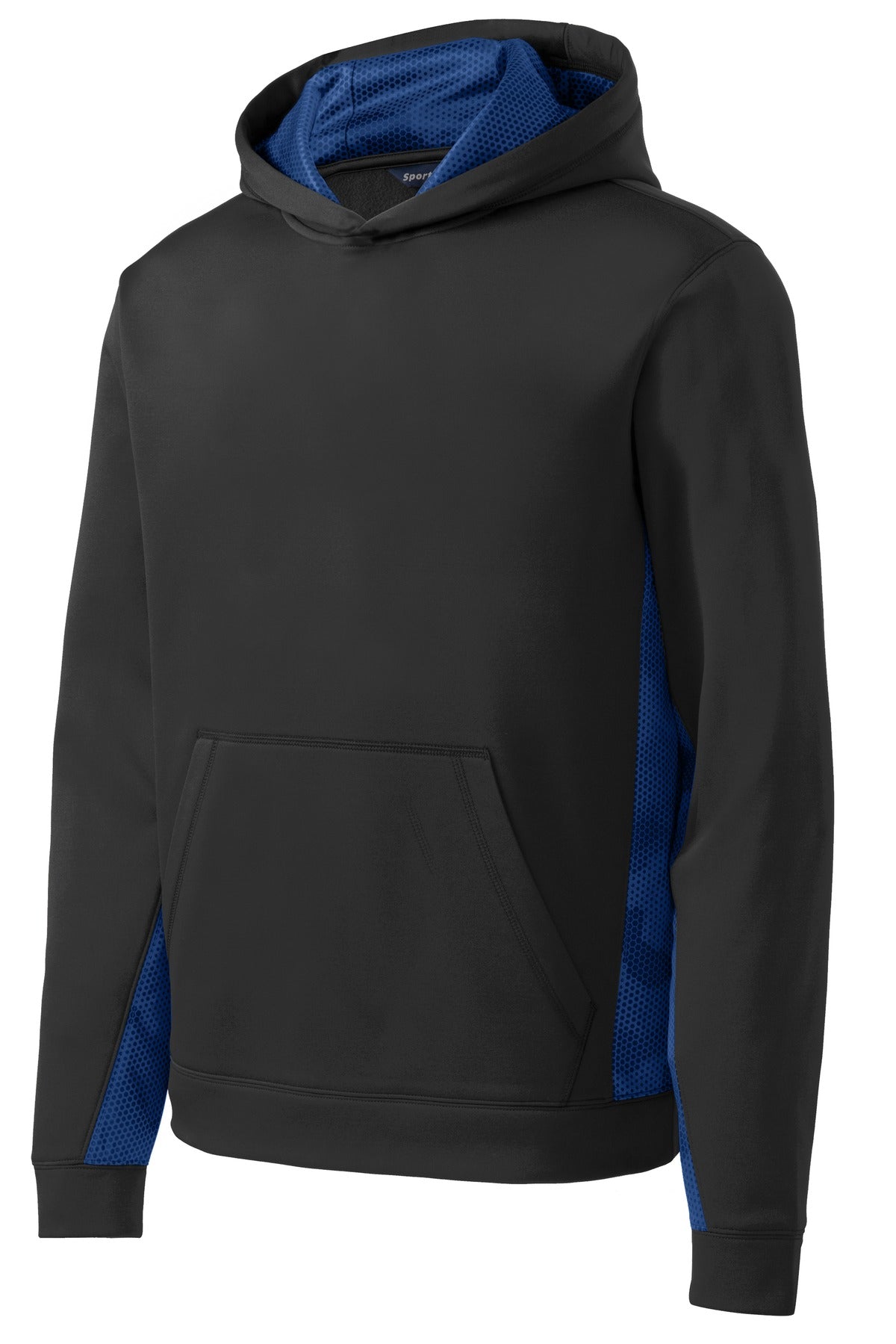 Custom Embroidered Sport-Tek Sweatshirts/Fleece in Black/ True Royal