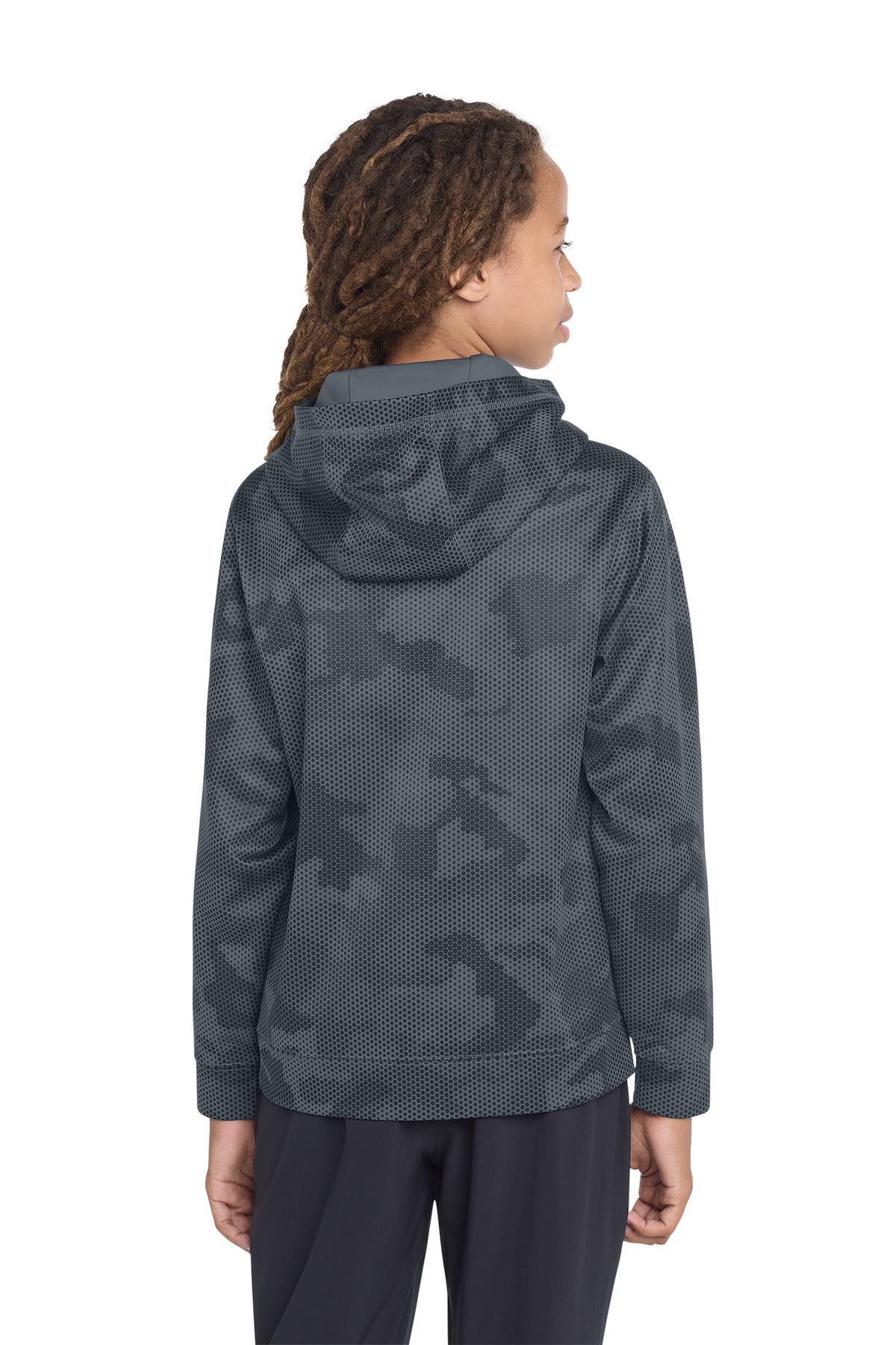 Custom Embroidered Sport-Tek Sweatshirts/Fleece in Dark Smoke Grey