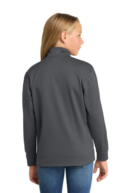 Custom Embroidered Sport-Tek Activewear in Dark Smoke Grey
