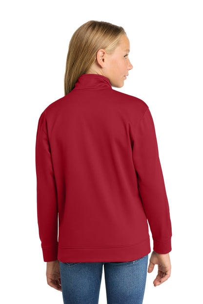 Custom Embroidered Sport-Tek Activewear in Deep Red