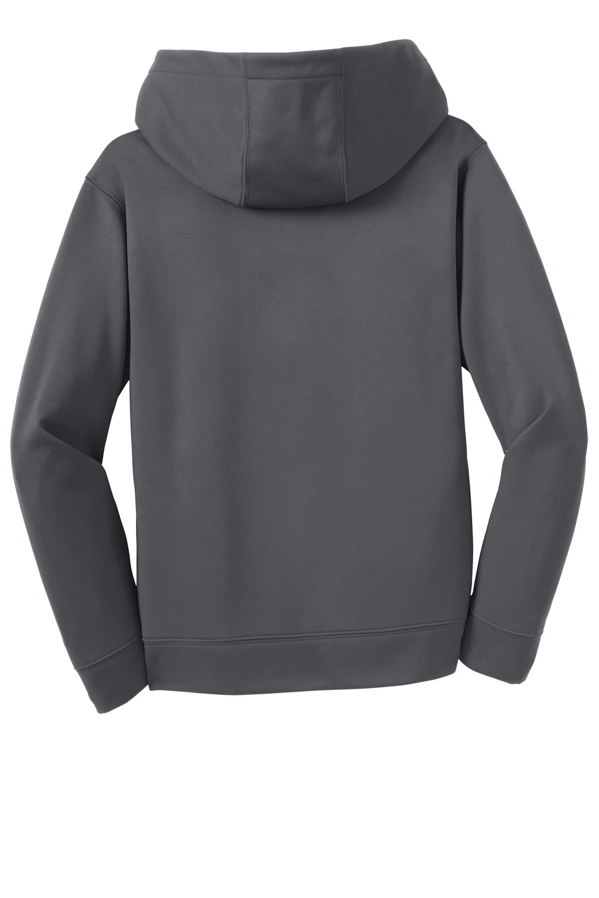 Sport-Tek Youth Sport-Wick Fleece Hooded Pullover. YST244