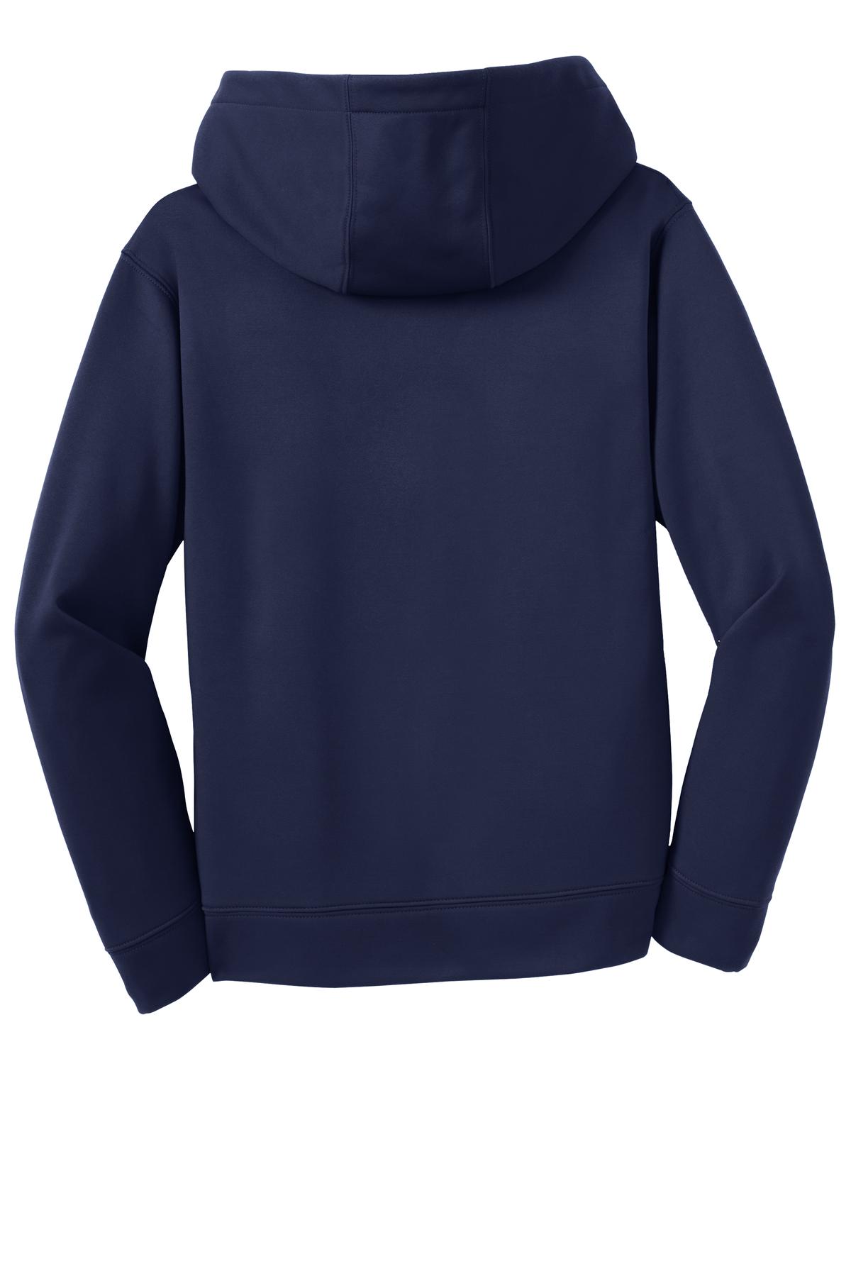 Sport-Tek Youth Sport-Wick Fleece Hooded Pullover. YST244
