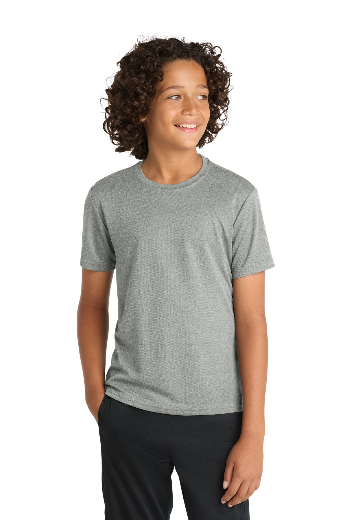 Custom Embroidered Sport-Tek Activewear in Grey Heather