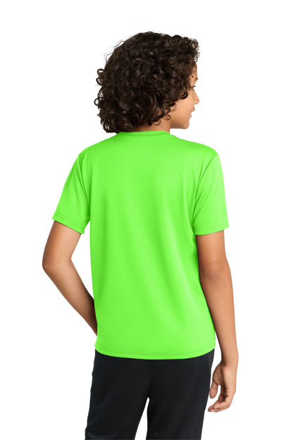 Custom Embroidered Sport-Tek Activewear in Neon Green