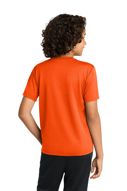 Custom Embroidered Sport-Tek Activewear in Neon Orange