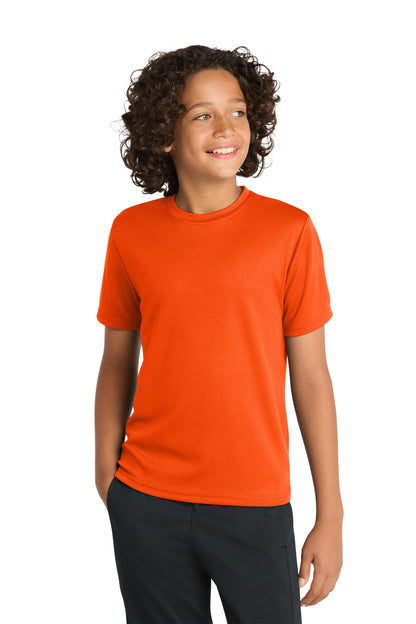 Custom Embroidered Sport-Tek Activewear in Neon Orange