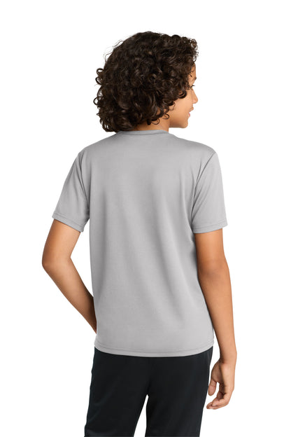 Custom Embroidered Sport-Tek Activewear in Silver