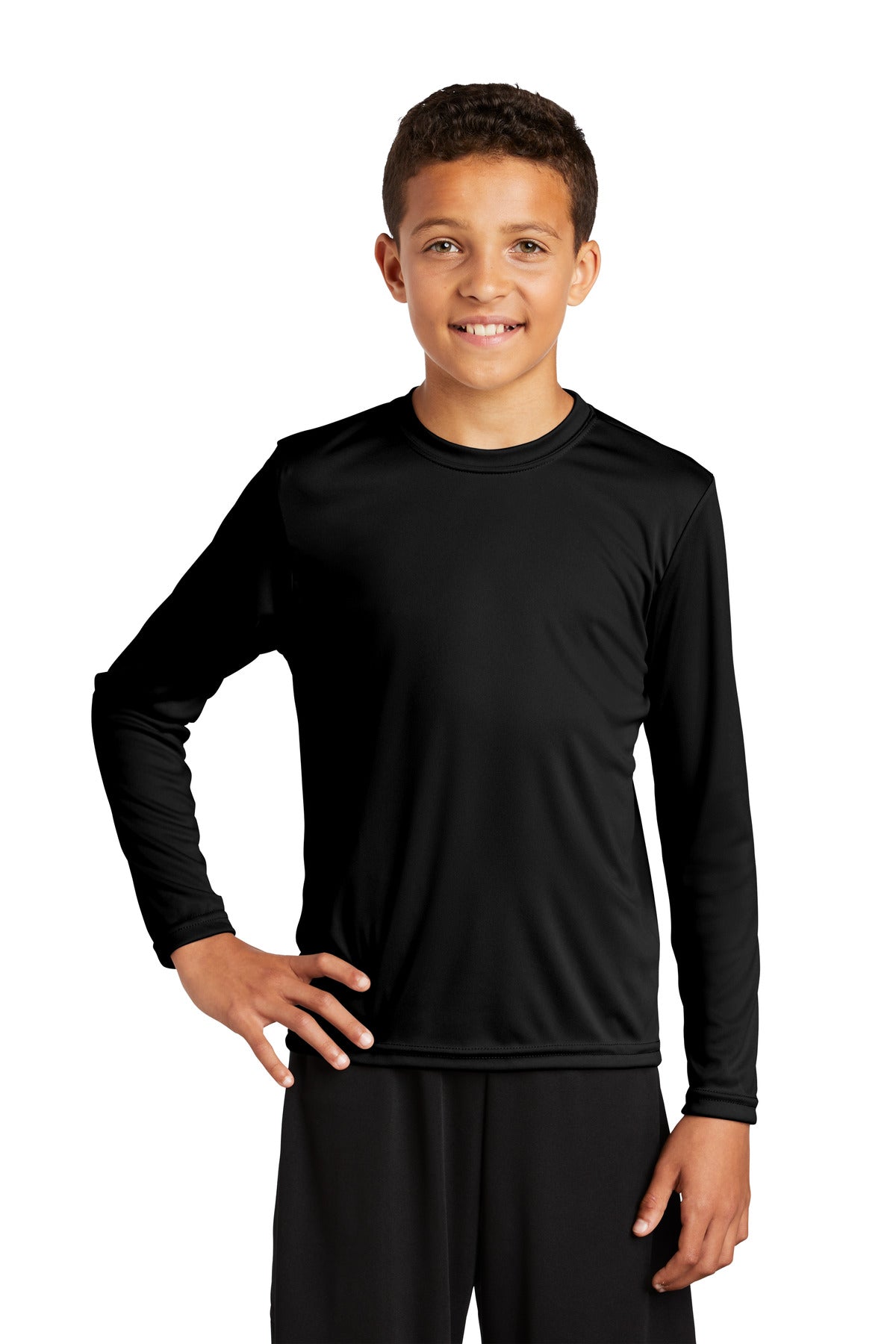 Sport-Tek Youth Long Sleeve PosiCharge Competitor Tee. YST350LS