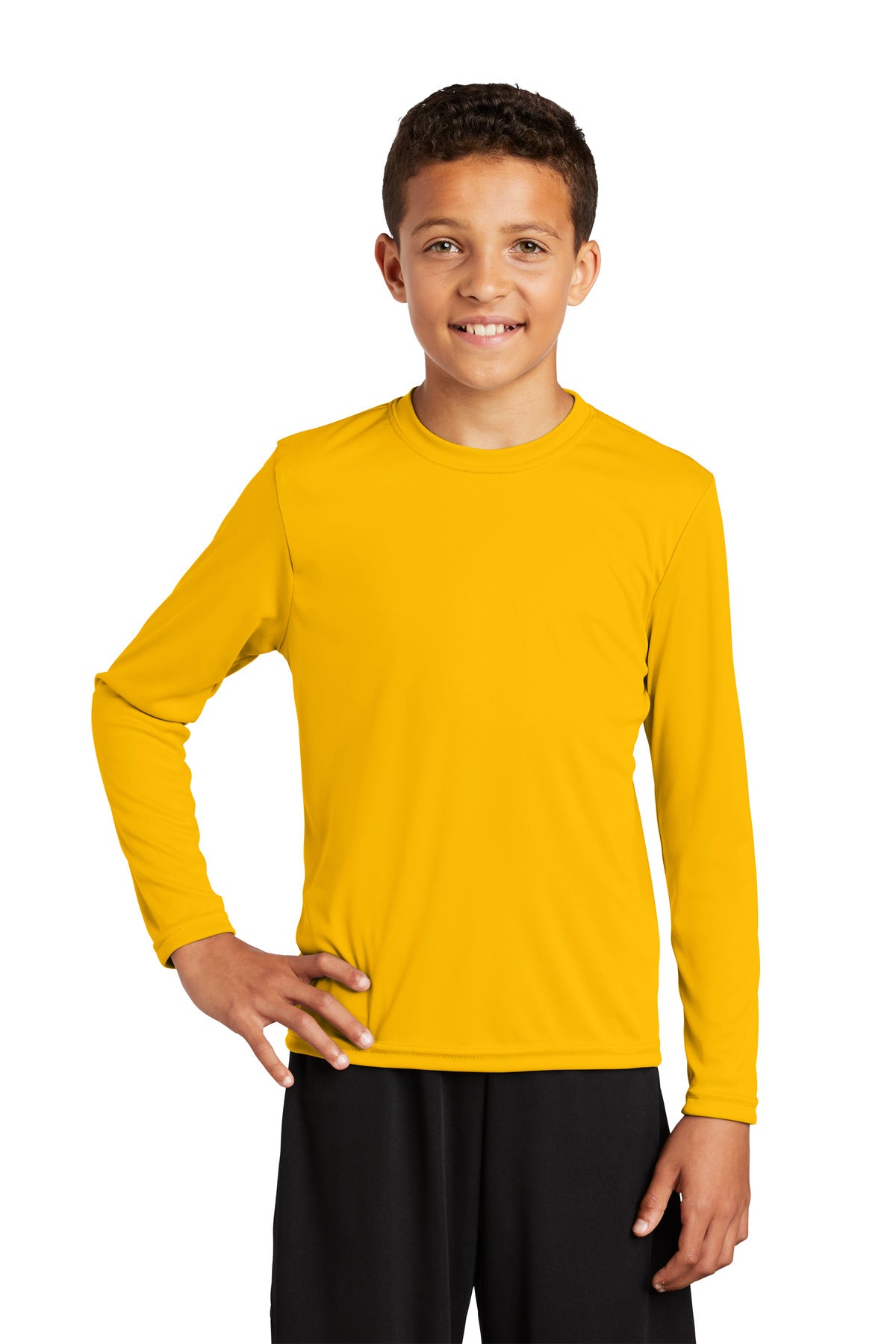 Sport-Tek Youth Long Sleeve PosiCharge Competitor Tee. YST350LS