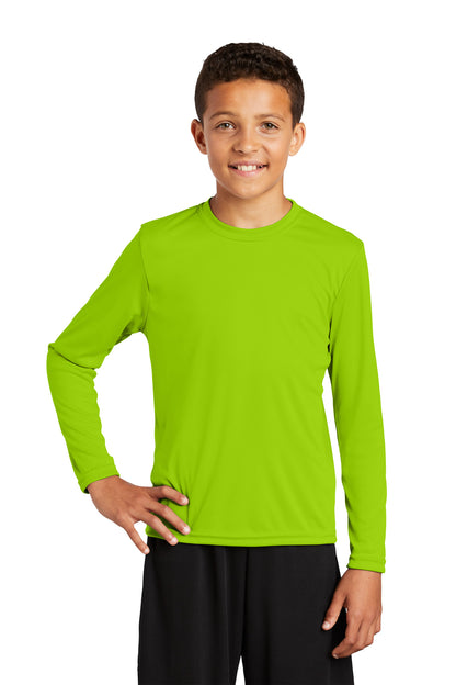 Sport-Tek Youth Long Sleeve PosiCharge Competitor Tee. YST350LS