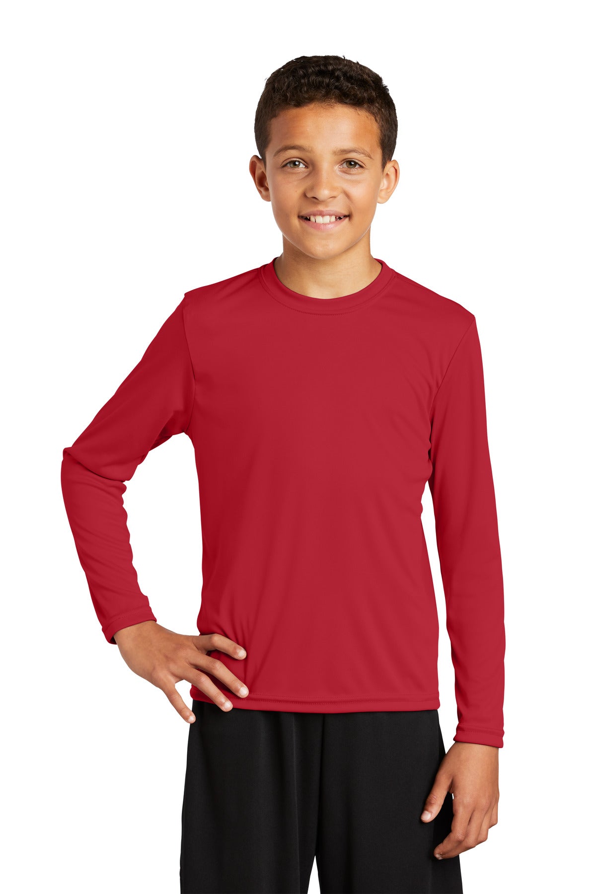 Sport-Tek Youth Long Sleeve PosiCharge Competitor Tee. YST350LS