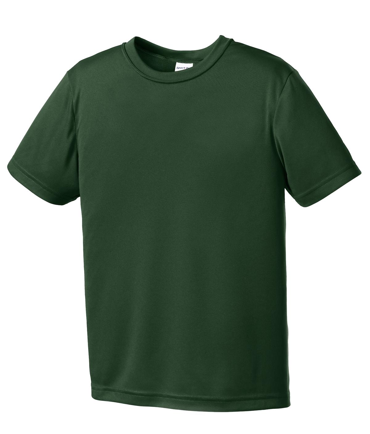 Sport-Tek Youth PosiCharge Competitor Tee. YST350 Forest Green