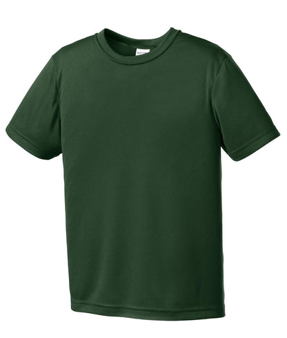 Sport-Tek Youth PosiCharge Competitor Tee. YST350 Forest Green