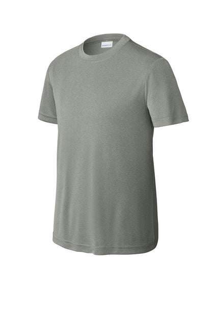 Sport-Tek Youth PosiCharge Competitor Tee. YST350 Grey Concrete Heather