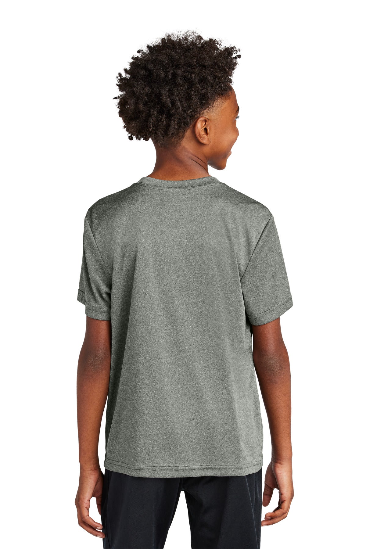Custom Embroidered Sport-Tek Youth PosiCharge Competitor Tee. YST350,Grey Concrete Heather
