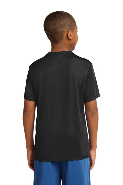 Custom Embroidered Sport-Tek Youth PosiCharge Competitor Tee. YST350,Black