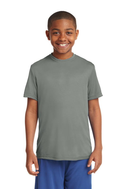 Sport-Tek Youth PosiCharge Competitor Tee. YST350 Grey Concrete