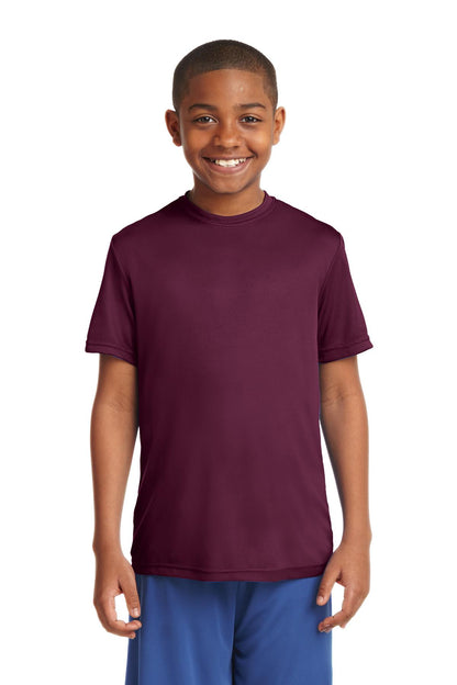 Sport-Tek Youth PosiCharge Competitor Tee. YST350 Maroon