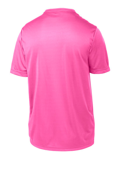 Sport-Tek Youth PosiCharge Competitor Tee. YST350 Neon Pink