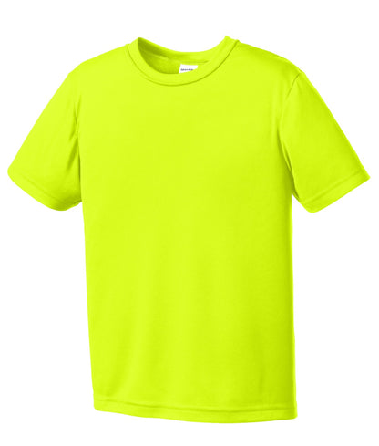 Sport-Tek Youth PosiCharge Competitor Tee. YST350 Neon Yellow