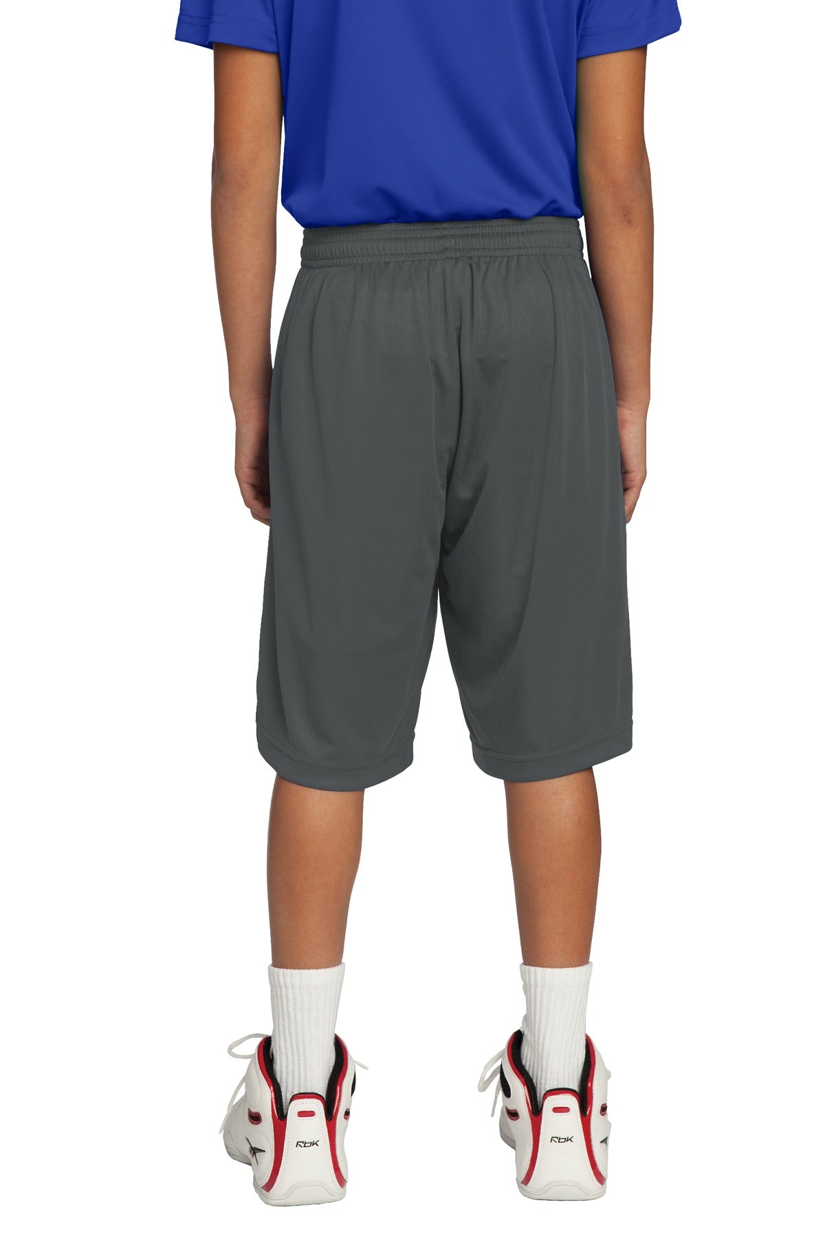 Custom Embroidered Sport-Tek Youth PosiCharge Competitor Short. YST355,Iron Grey
