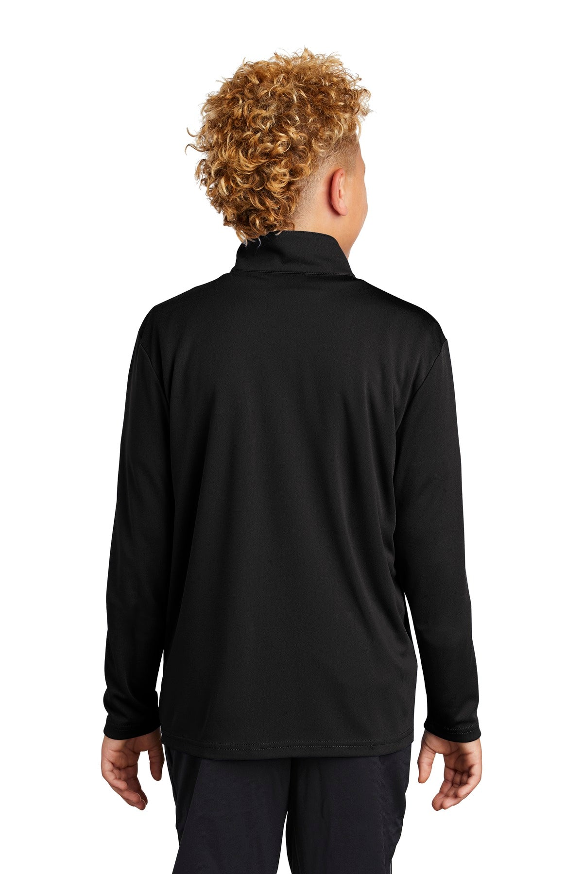 Custom Embroidered Sport-Tek  Youth PosiCharge  Competitor  1/4-Zip Pullover. YST357,Black