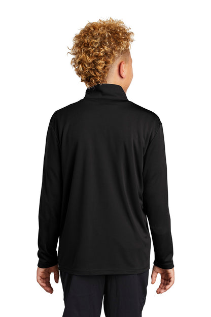 Custom Embroidered Sport-Tek  Youth PosiCharge  Competitor  1/4-Zip Pullover. YST357,Black