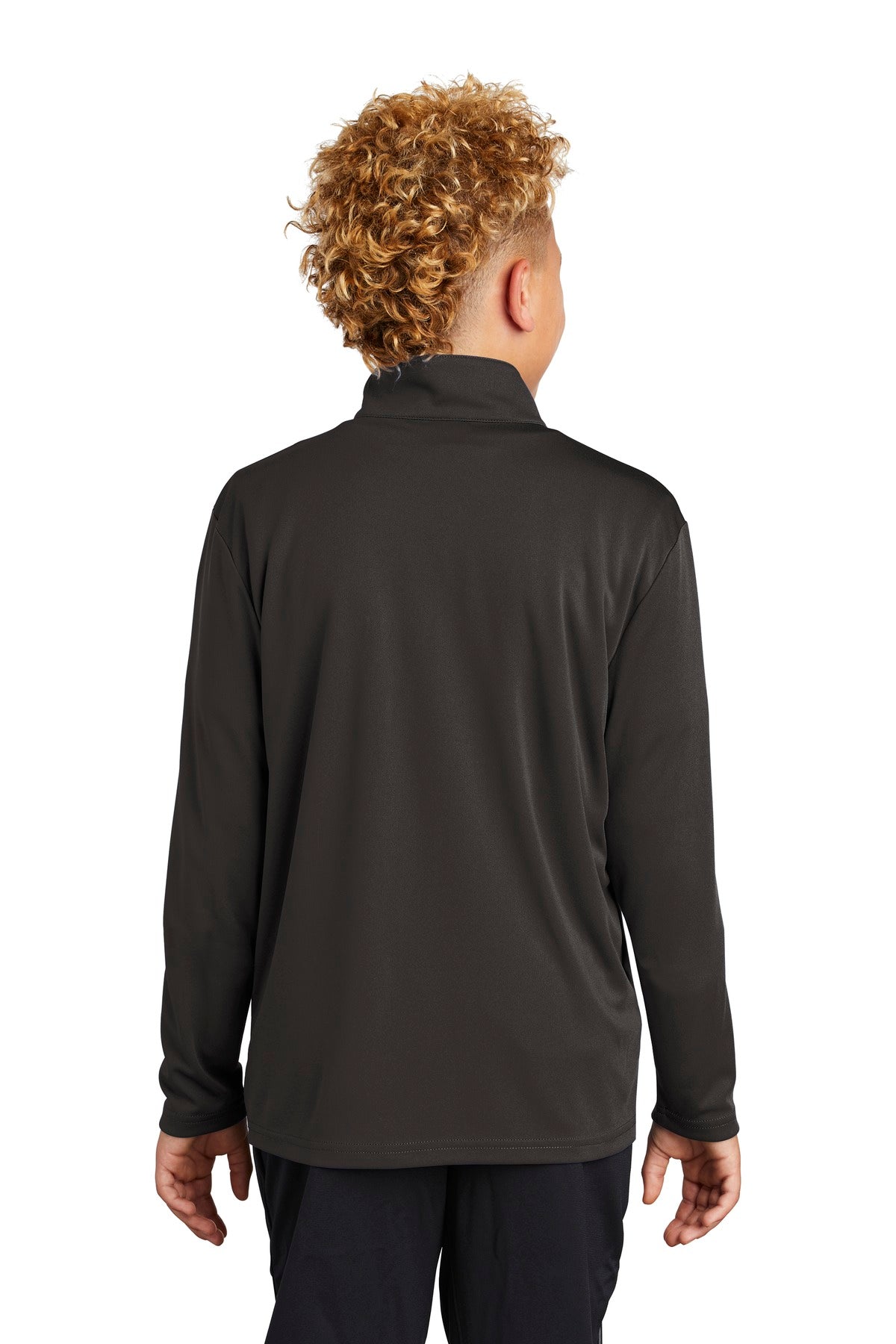 Custom Embroidered Sport-Tek  Youth PosiCharge  Competitor  1/4-Zip Pullover. YST357,Iron Grey